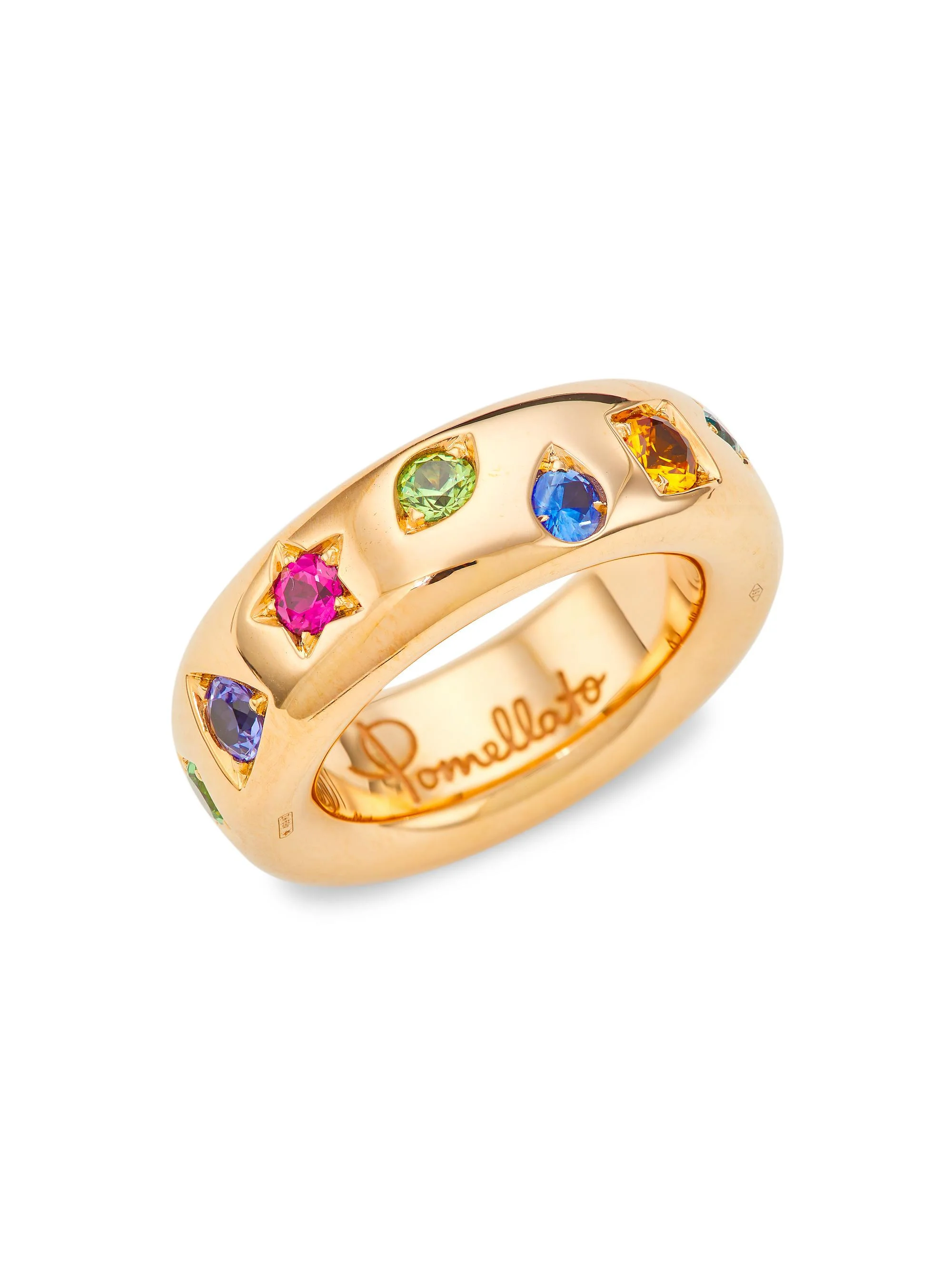 Women's Iconica 18K Rose Gold & Multi-Gemstone Ring - 1