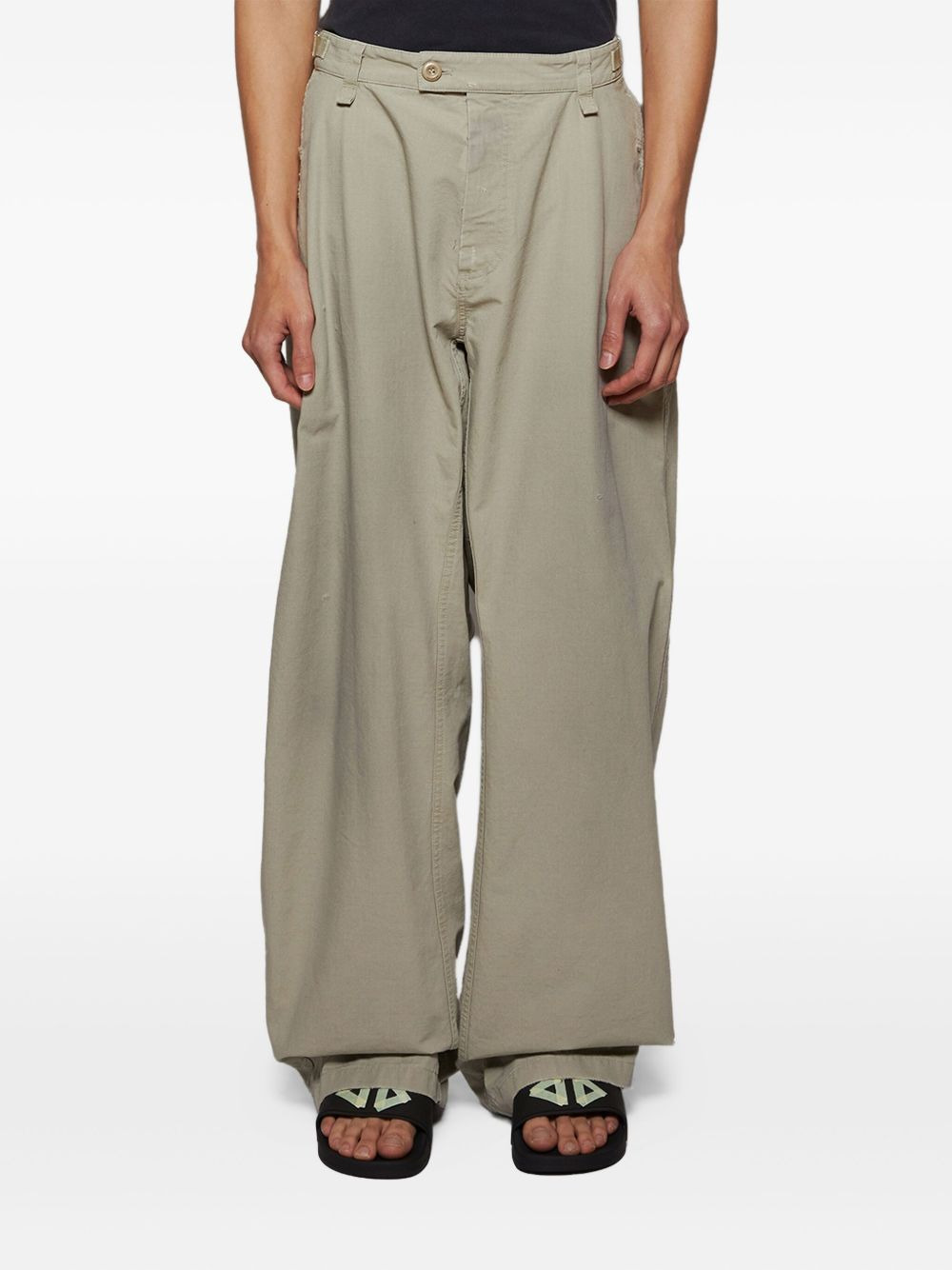 drop-crotch trousers - 3