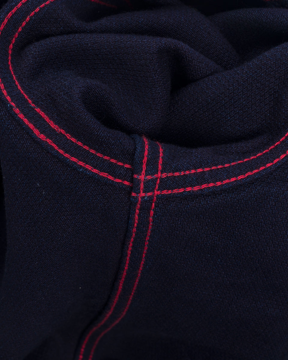 IHSH-397-IND 21oz Sashiko Work Shirt - Indigo - 14