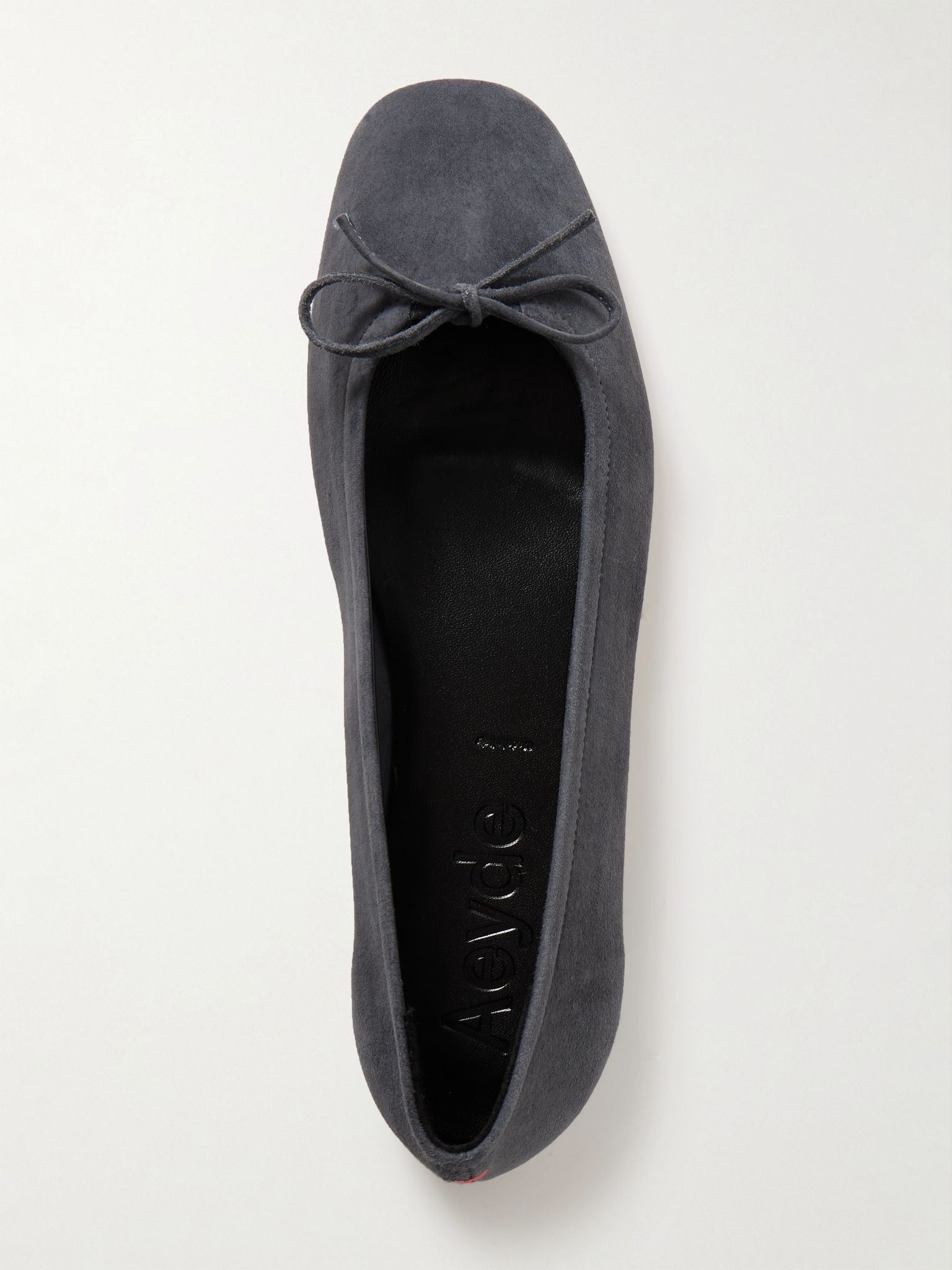 Delfina suede ballet flats Dark gray - 5