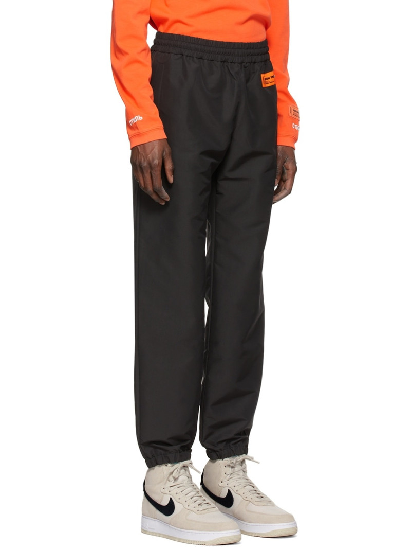 Black Polyester Lounge Pants 2