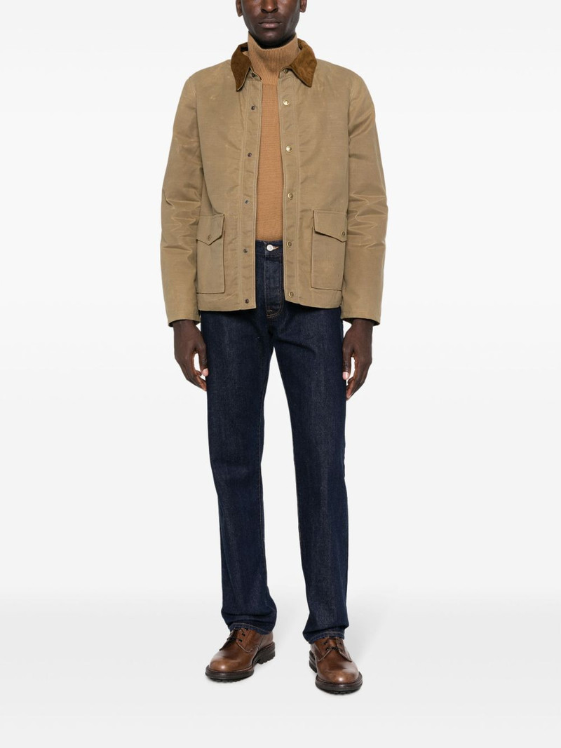 FORTELA Renny coated-finish shirt jacket outlook