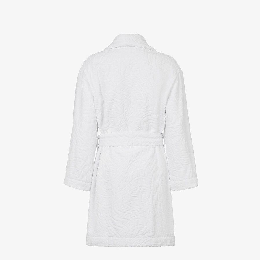 White cotton bathrobe - 2