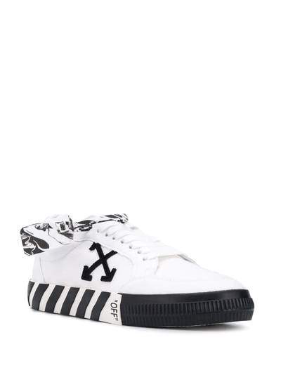 Off-White vulcanized lace-up sneakers outlook