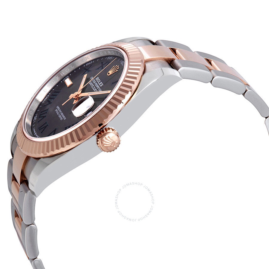 Rolex Datejust 41 Slate Dial Men's Steel and 18kt Everose Gold Oyster Watch 126331GYRO - 2