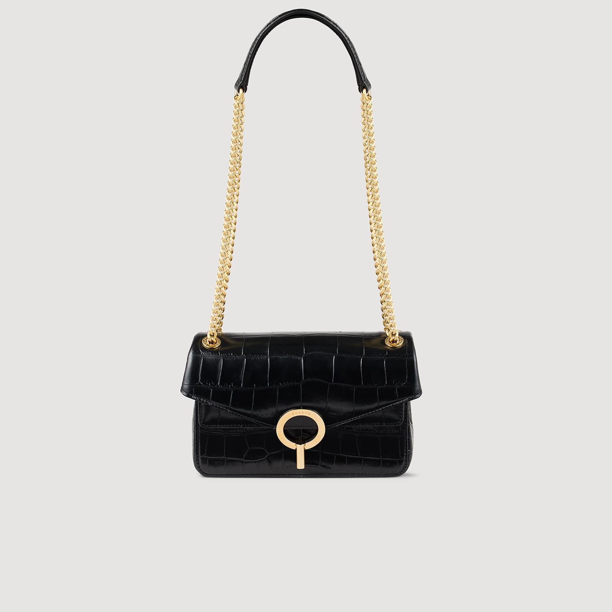 MOCK CROC LEATHER YZA BAG - 2