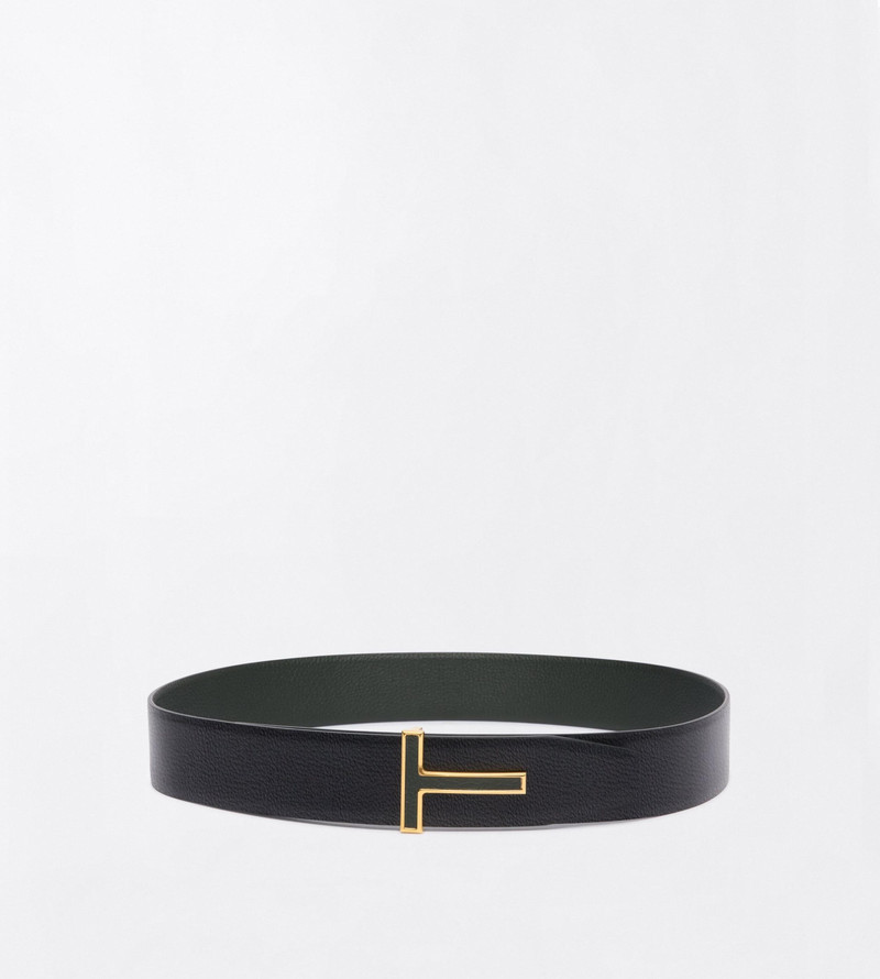 TOM FORD GRAIN LEATHER REVERSIBLE T BELT outlook