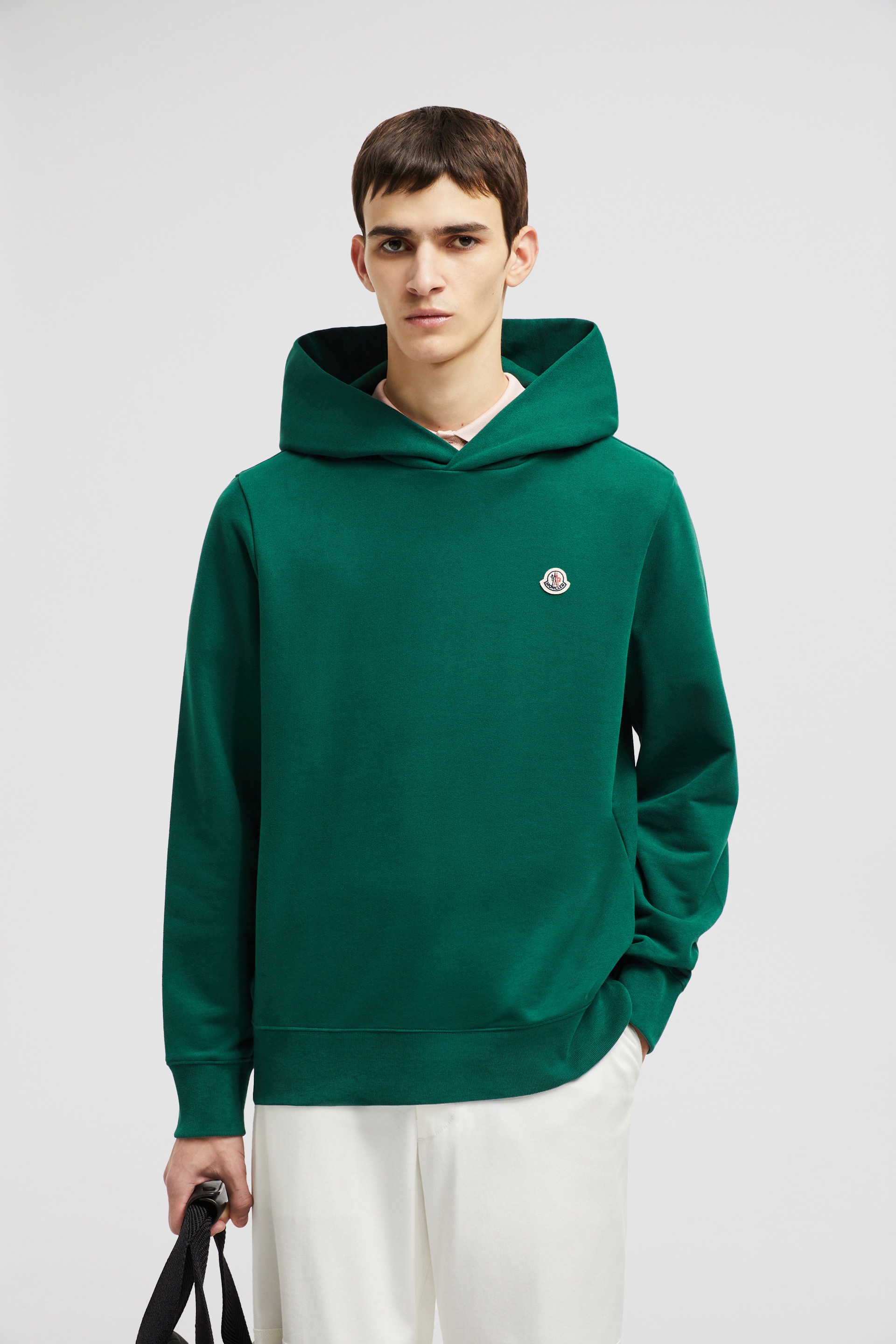 Logo Patch Cotton Hoodie - 2