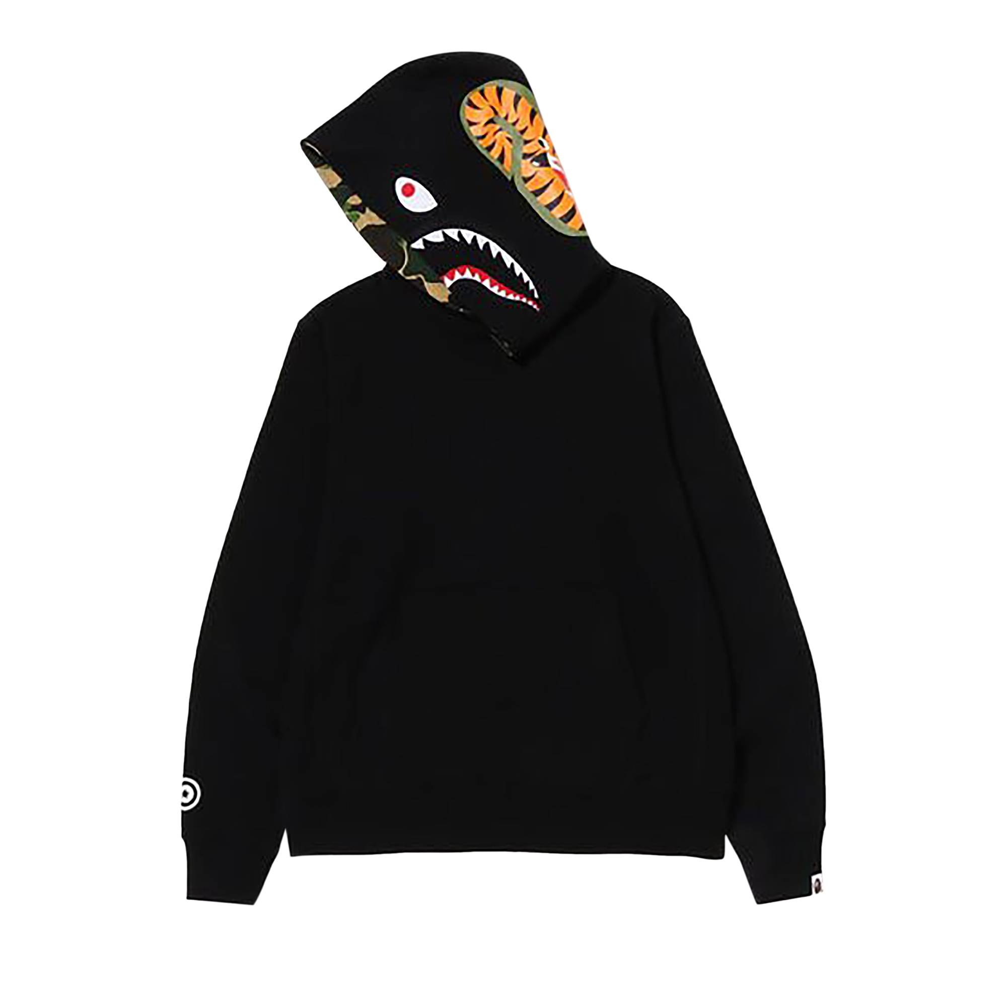 BAPE Shark Pullover Hoodie 'Black' - 2