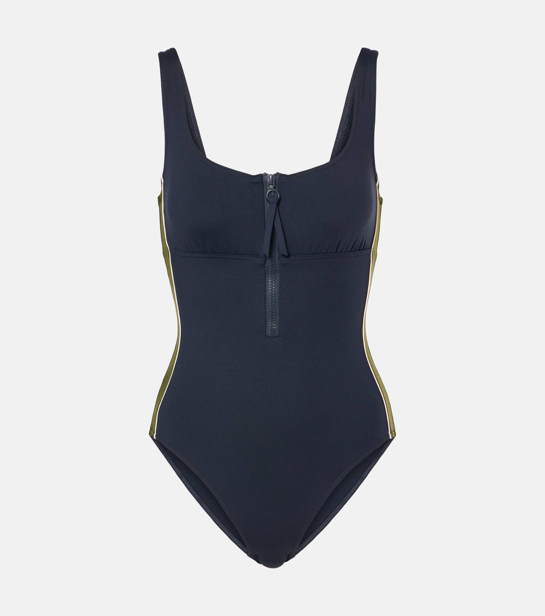 Tribune zip-up swimsuit - 1