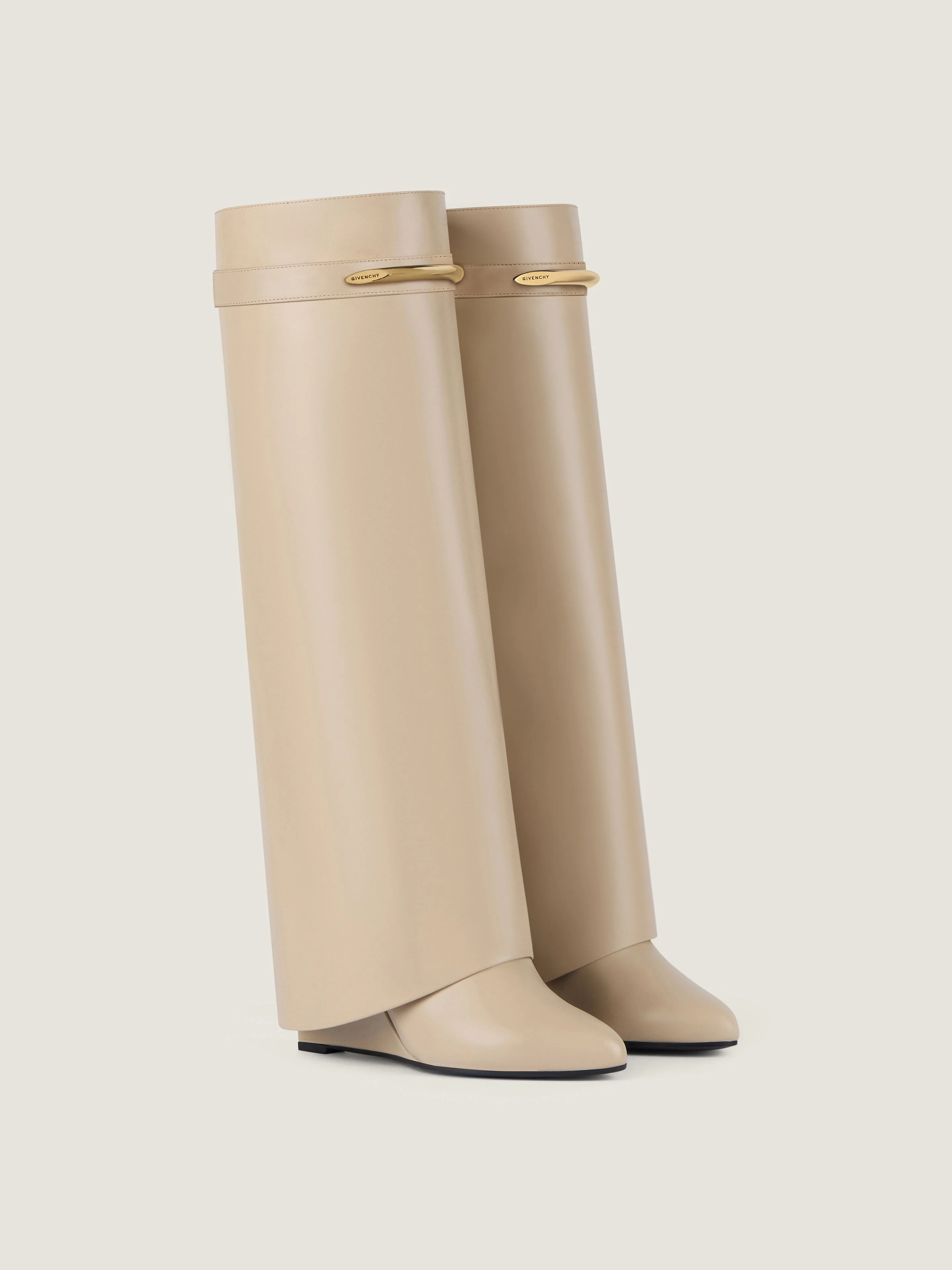 SHARK BOOTS IN LEATHER - 1