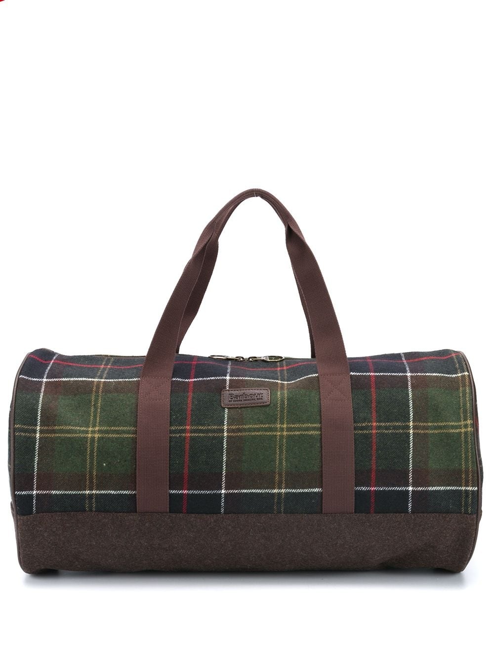 check logo top-handle holdall - 1