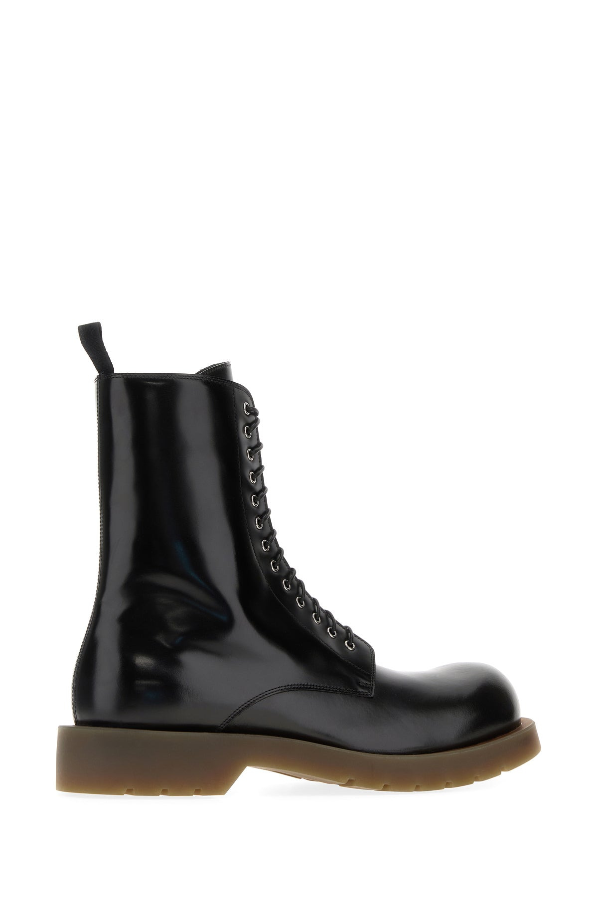 Black leather ankle boots - 3