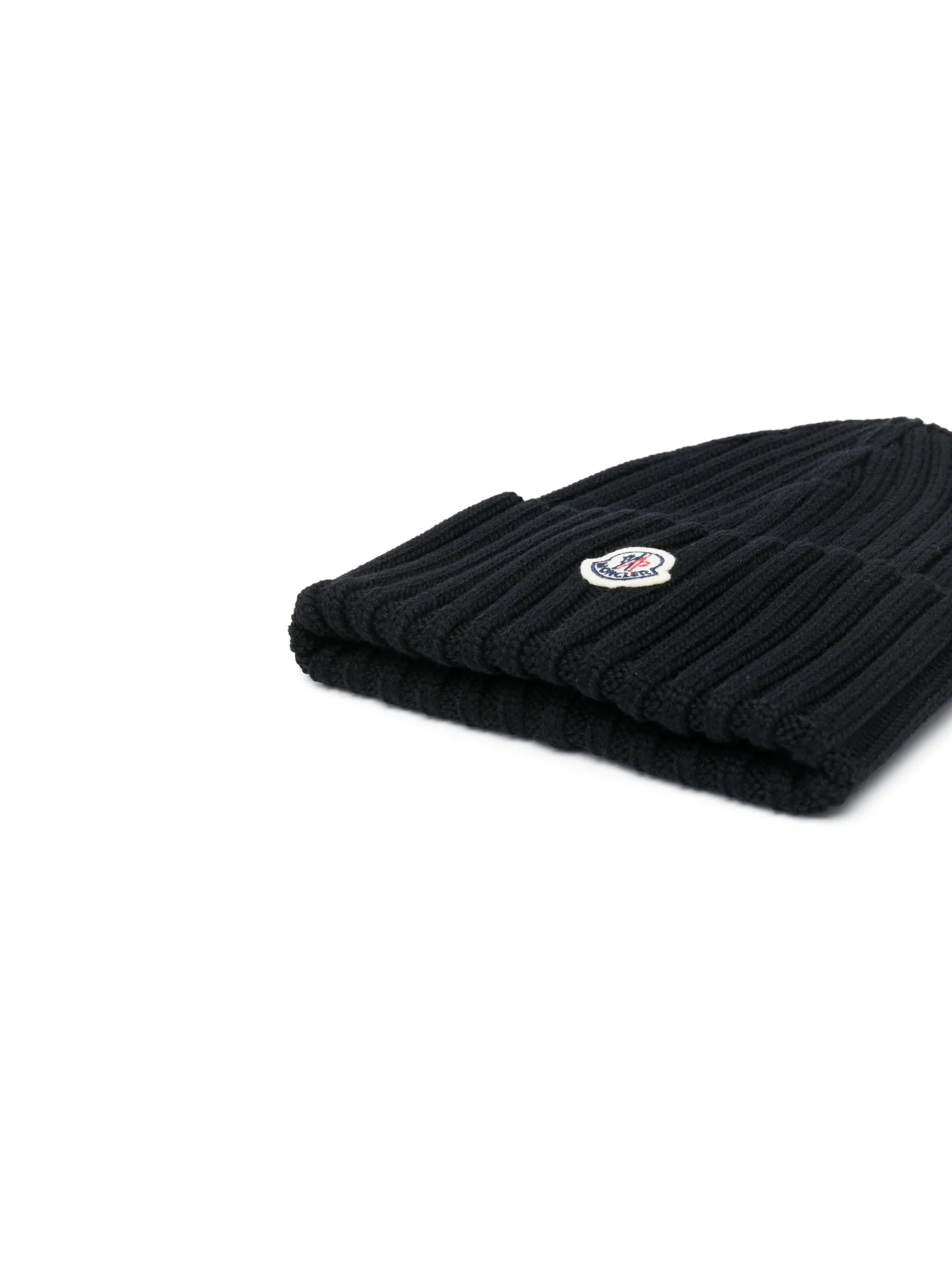 Moncler Ribbed-knit Virgin Wool Beanie - 2
