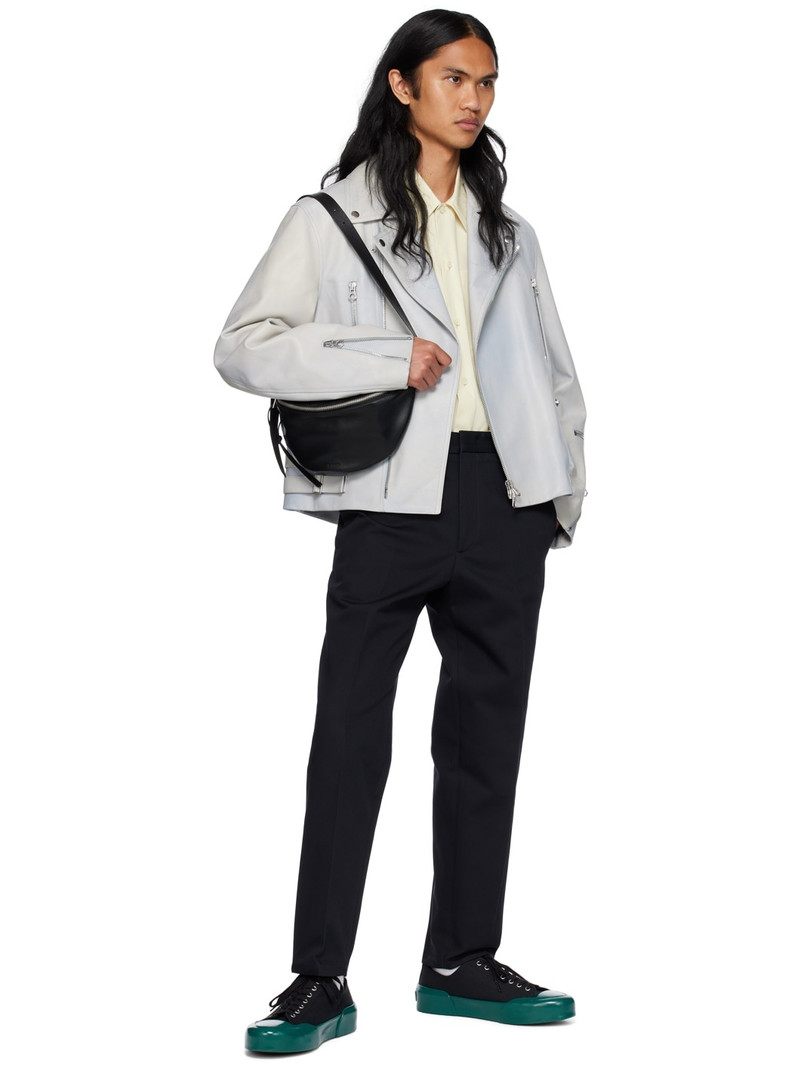 Jil Sander Black Vulcanized Sneakers outlook