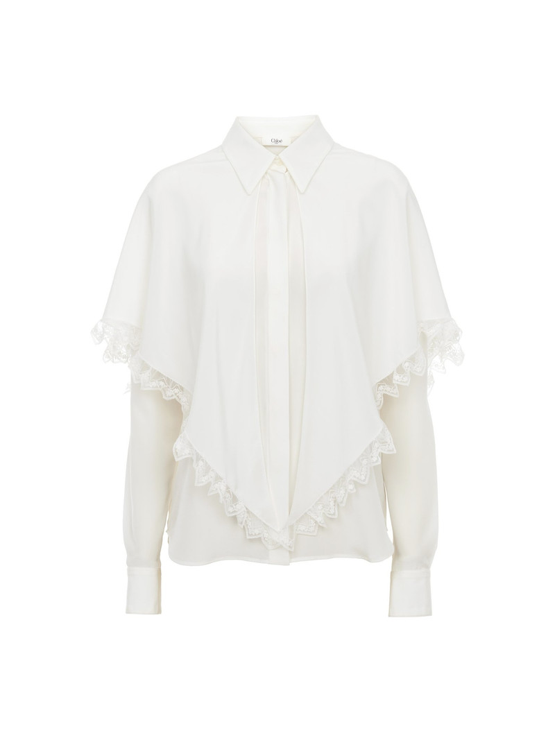 KNOTTED HERITAGE CAPE 블라우스 1