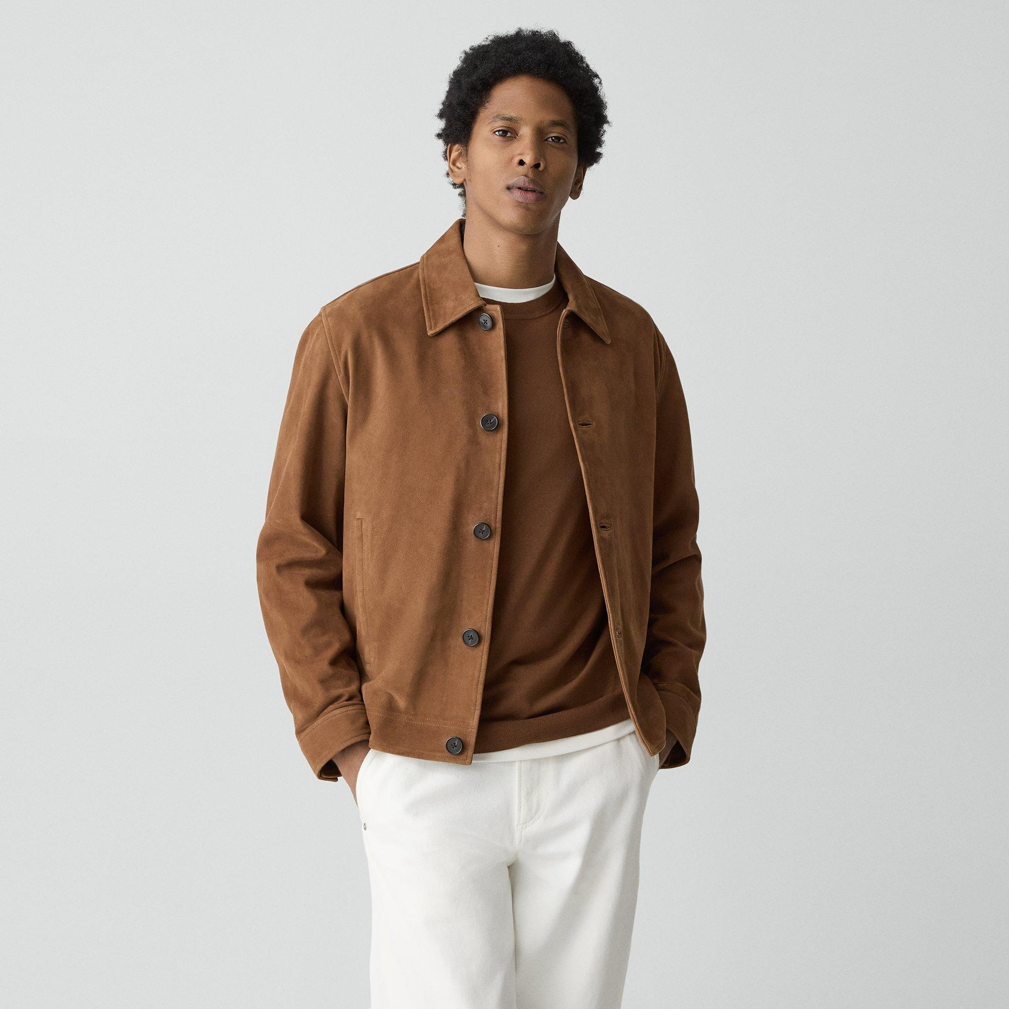 Amos Jacket in Suede - 2