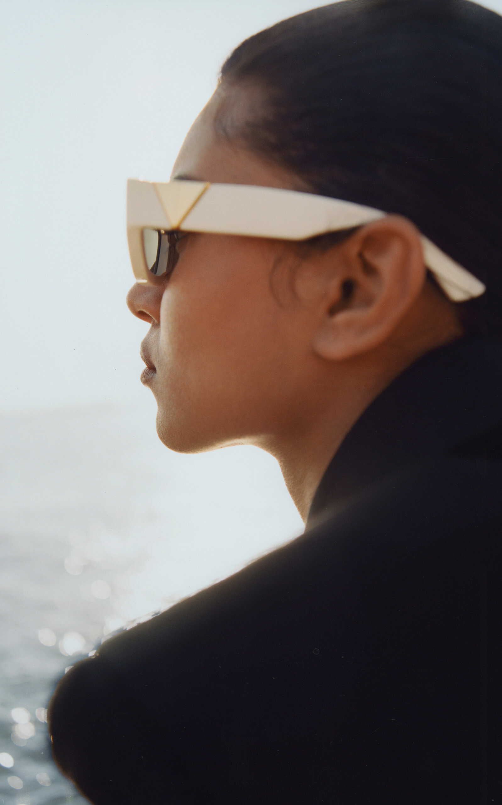 Acetate Sunglasses white - 3