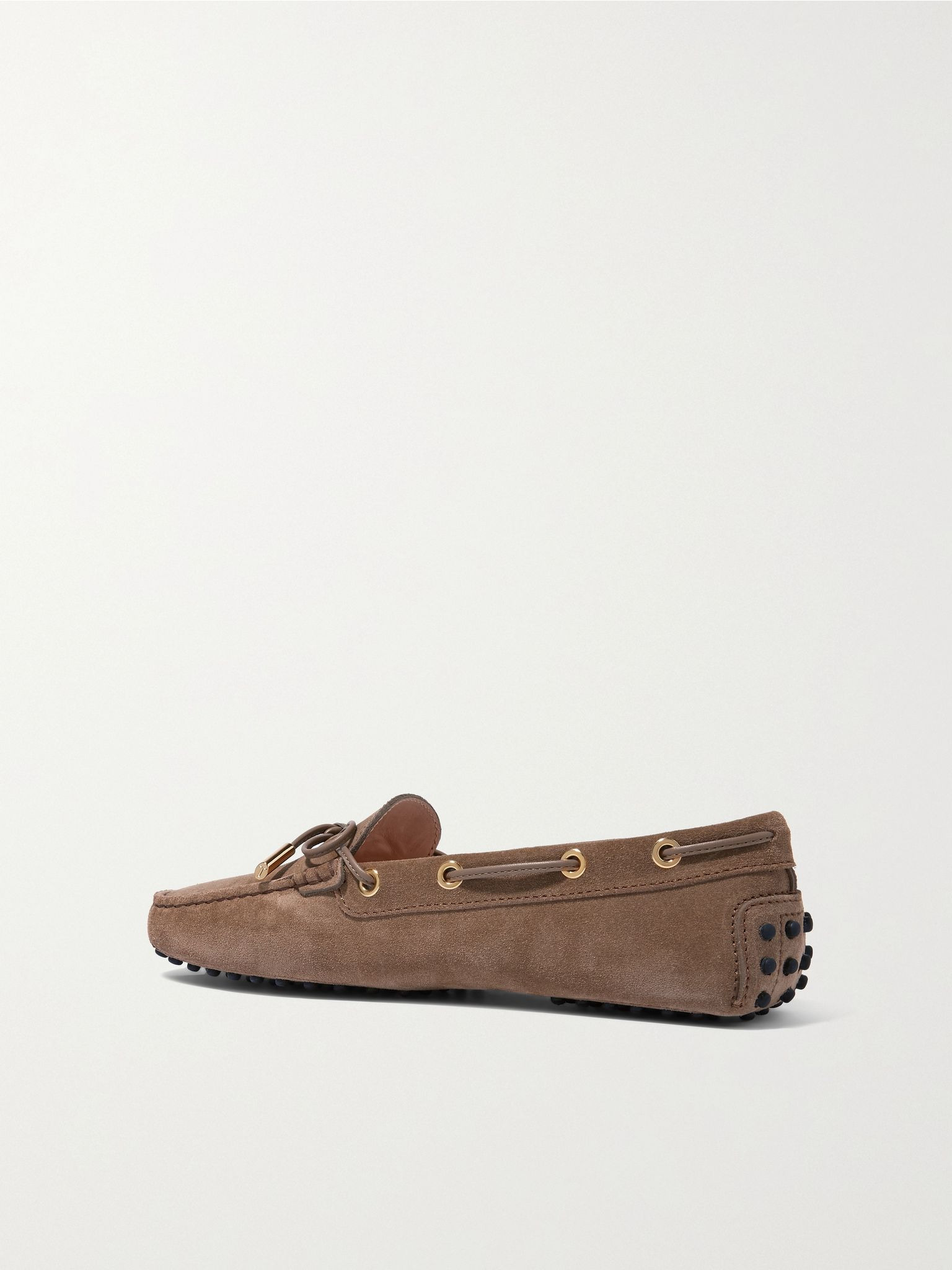 Gommino suede boat shoes Beige - 3
