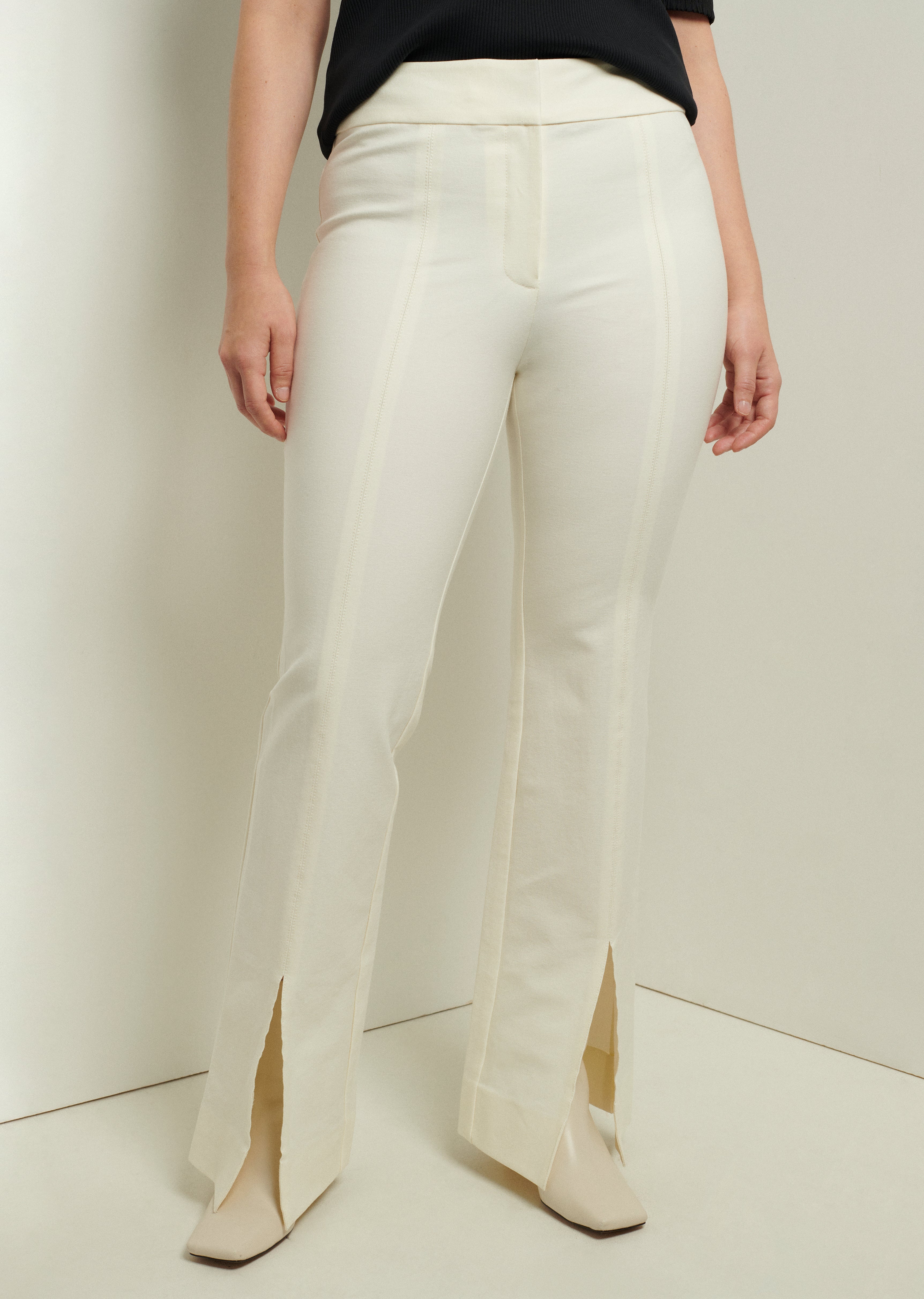 MAEVE FRONT SLIT TROUSERS - 2