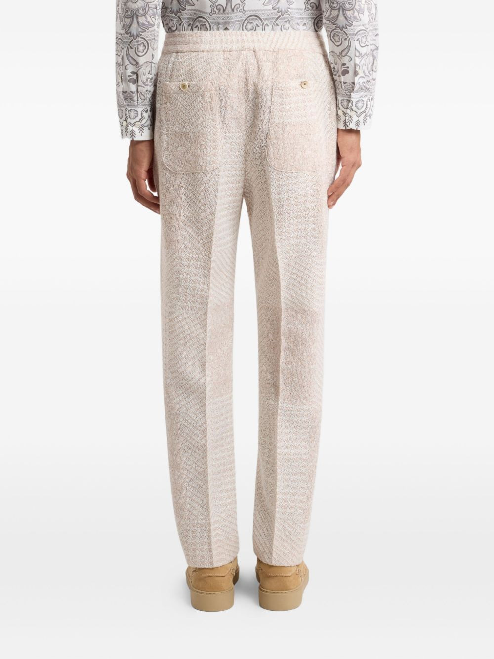 textured trousers - 4