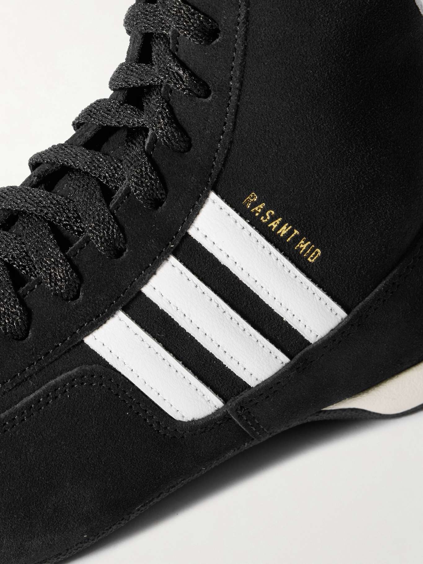 【送料&関税込】Adidas Rasant Mid Sneakers In Black Suede adidas Originals Rasant Mid Sneakers in Black for Men | Lyst