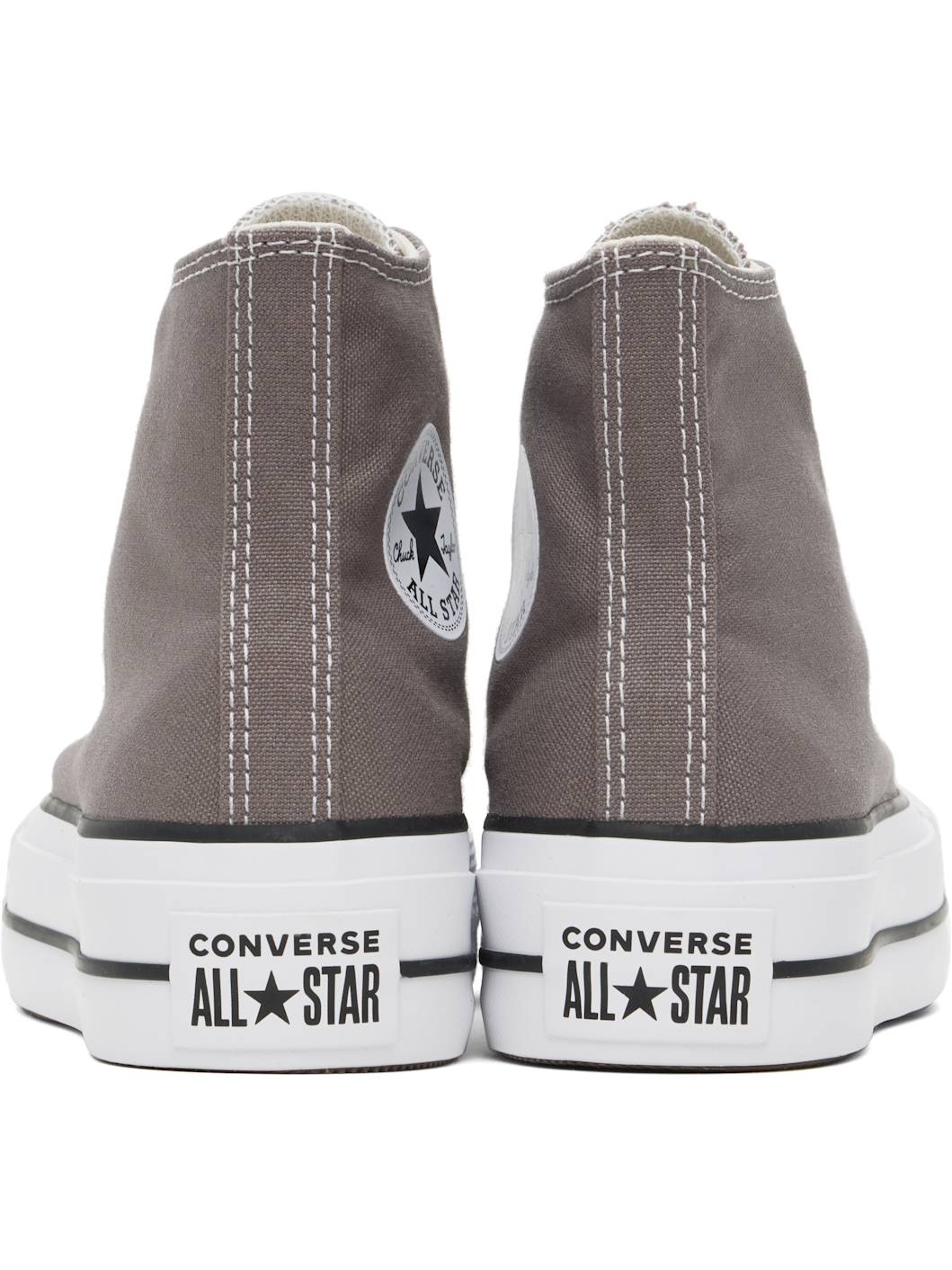 Taupe Chuck Taylor All Star Lift Platform High Top Sneakers - 2