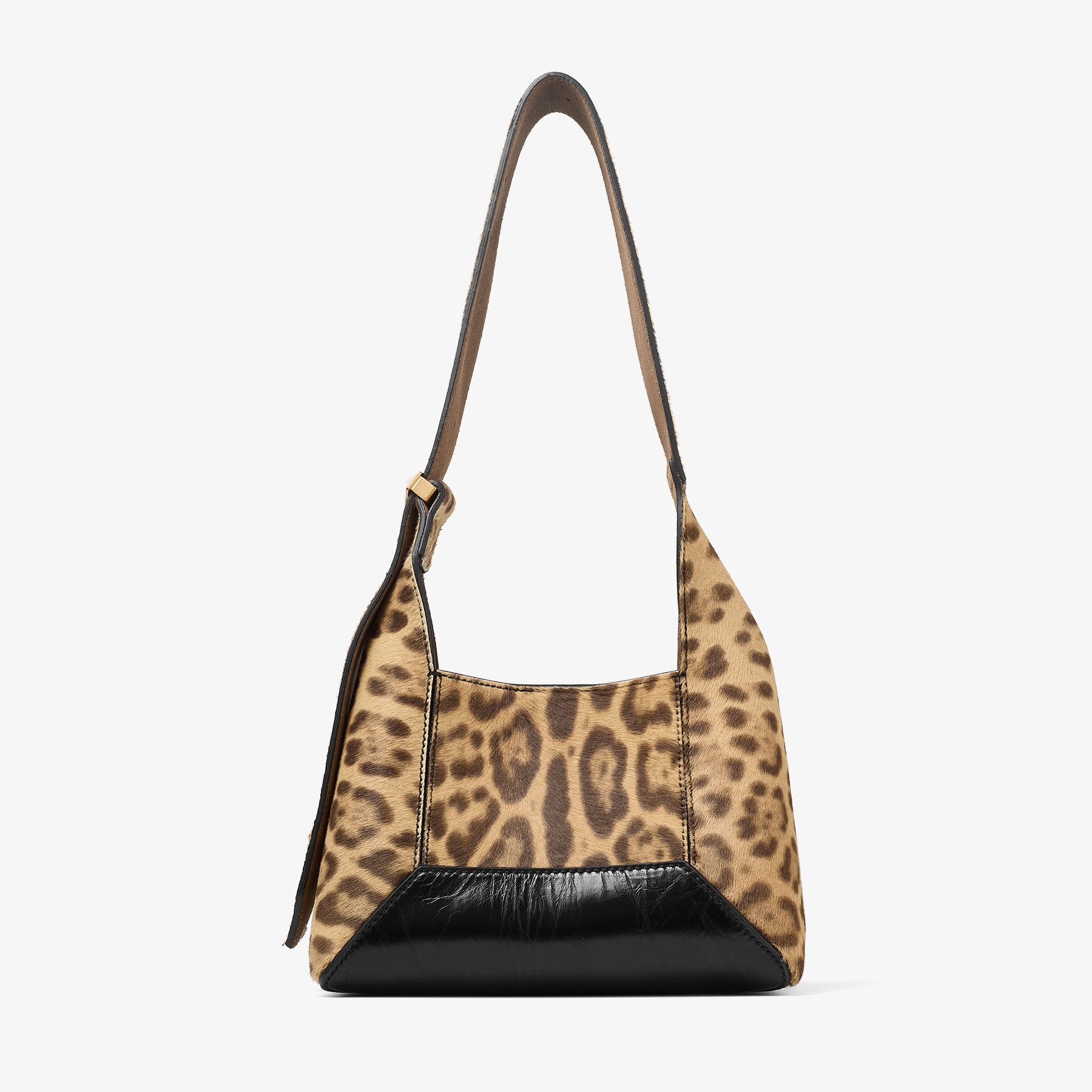 Diamond Hobo/S
Natural Leopard Print Pony Shoulder Bag - 5