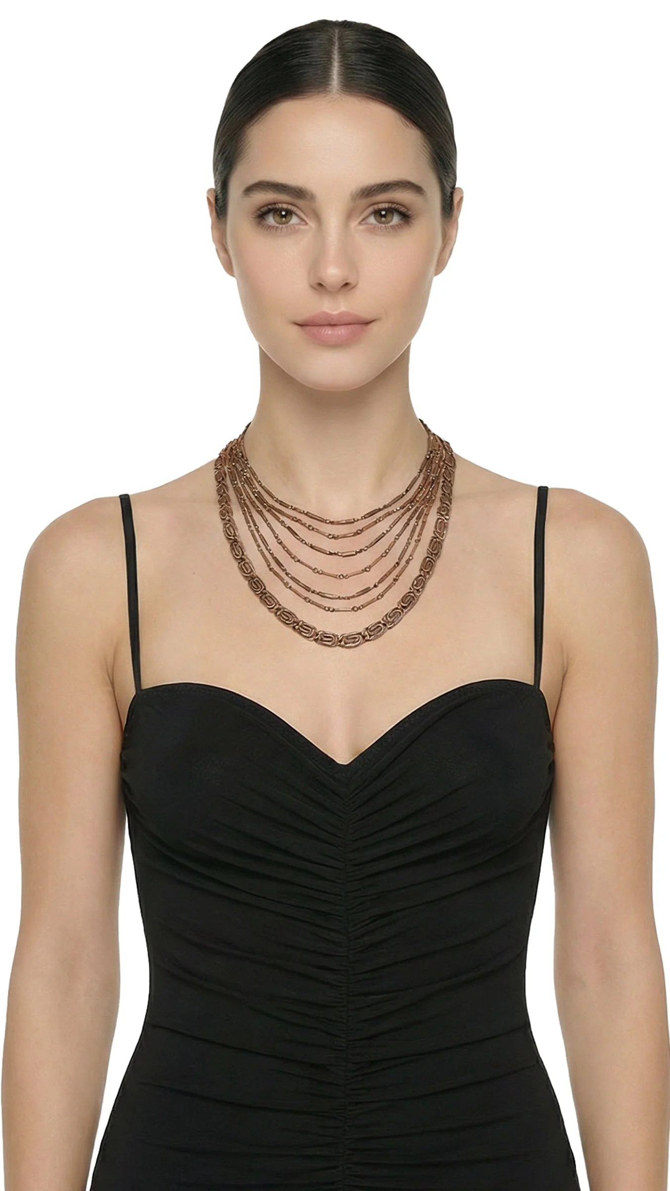 LAYERED CHAIN NECKLACE - 1