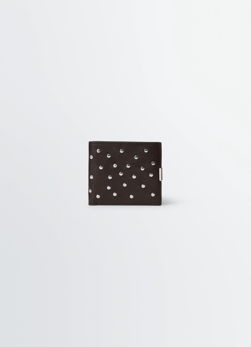 Lemaire SOFT TAB STUDS DOTS BIFOLD WALLET IN LEATHER outlook