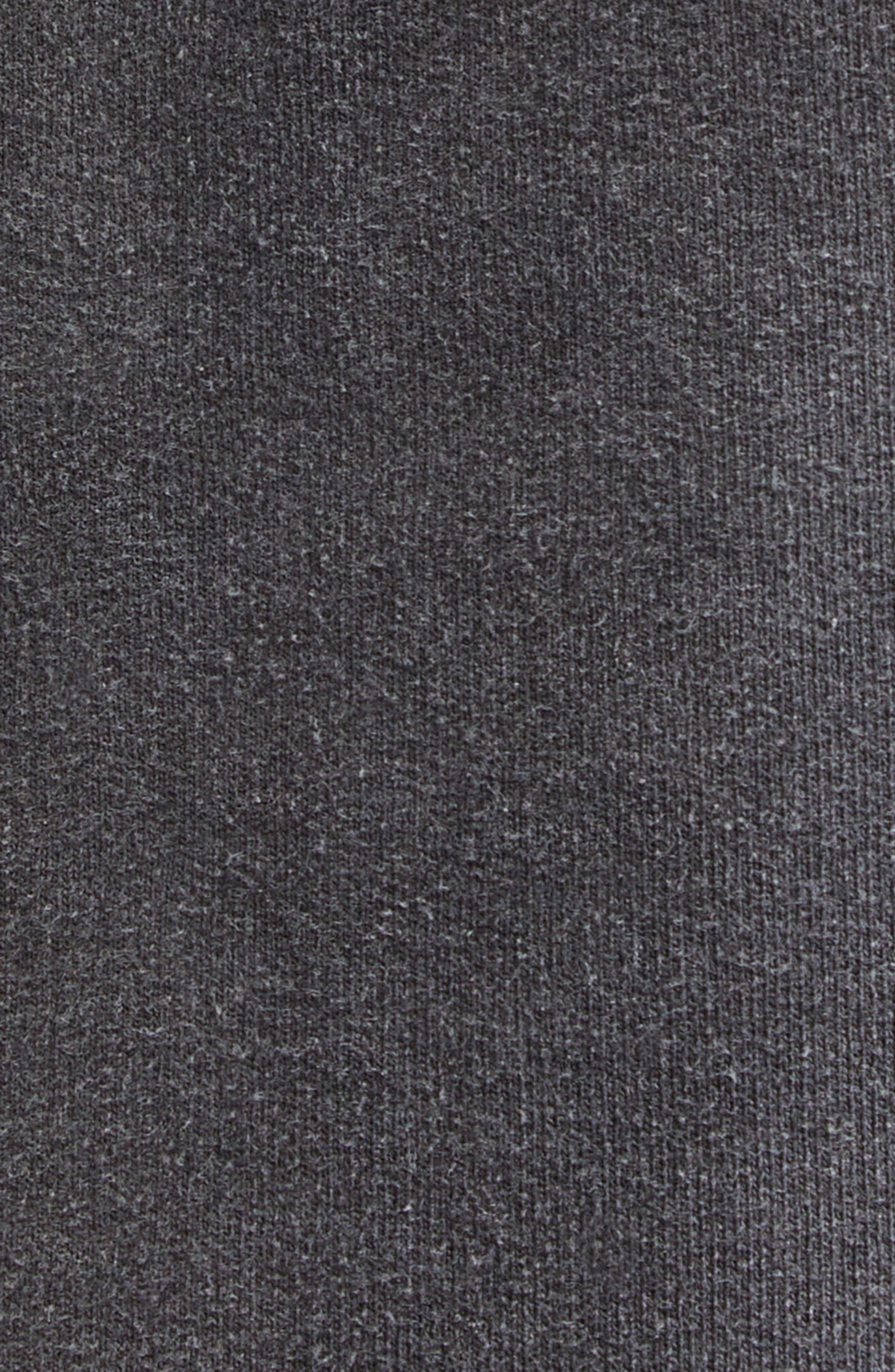 Alexander Wang Hotfix Crystal Drawstring French Terry Miniskirt in Washed Caviar at Nordstrom - 6