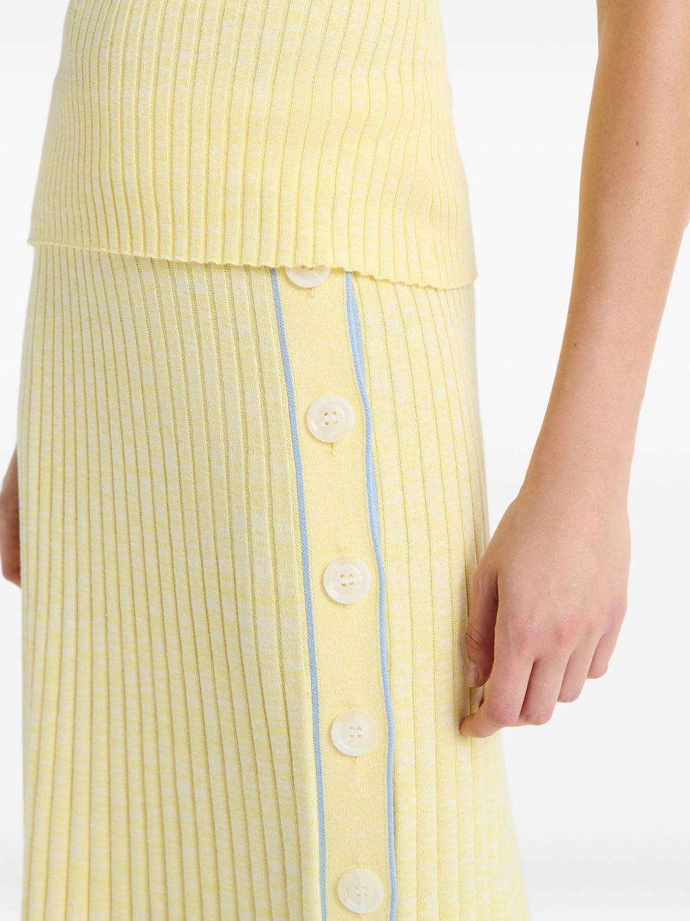 cotton midi skirt - 6