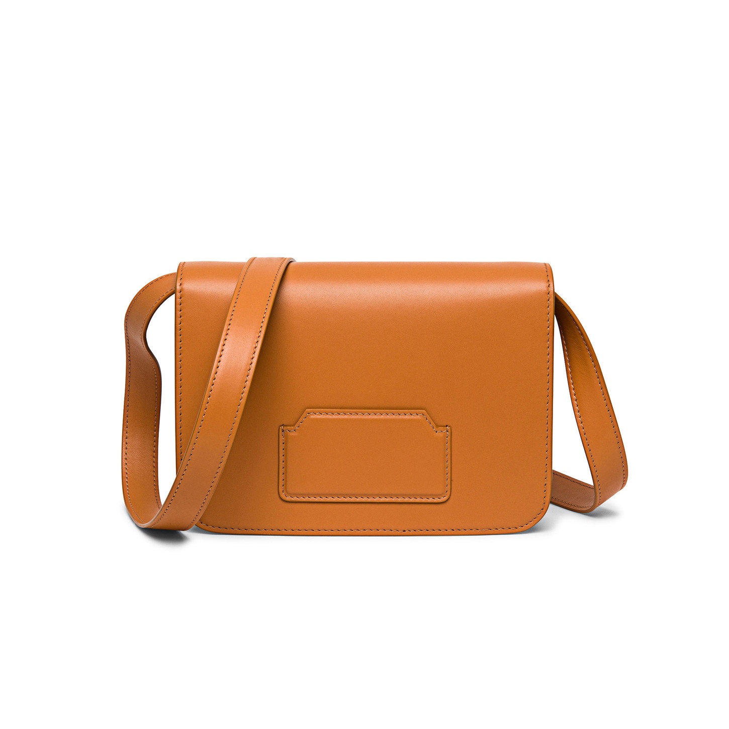 Brown leather crossbody bag - 2
