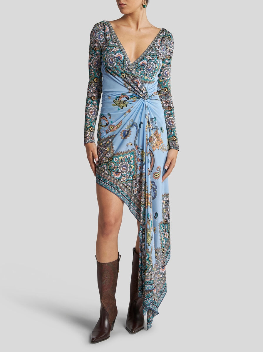 ASYMMETRIC DRESS WITH PRINT - 3