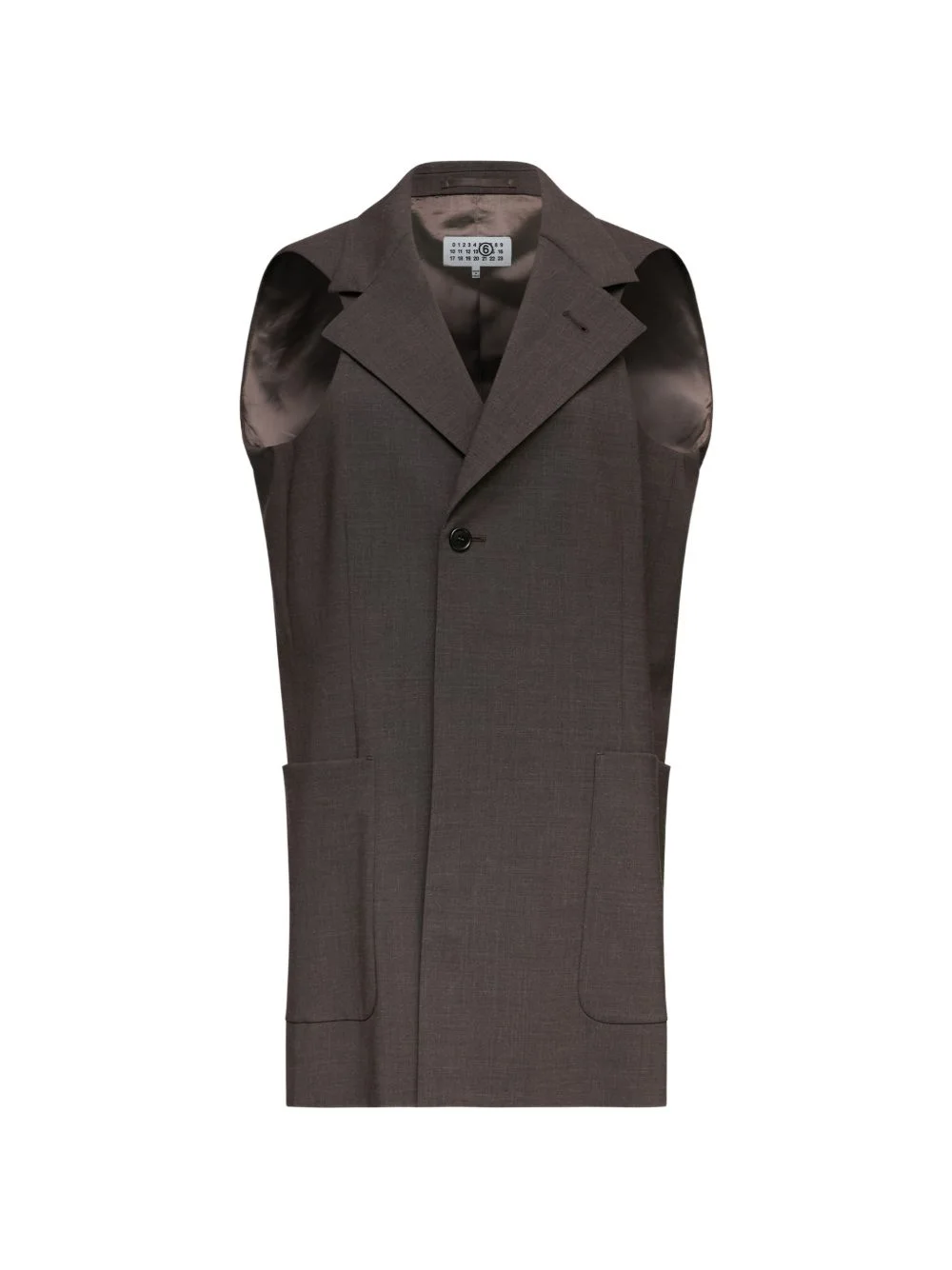 sleeveless waistcoat - 1