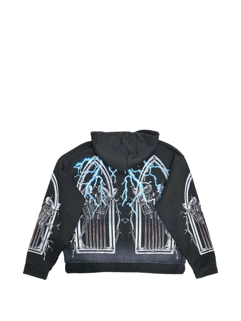 WHO DECIDES WAR pocket hoodie outlook