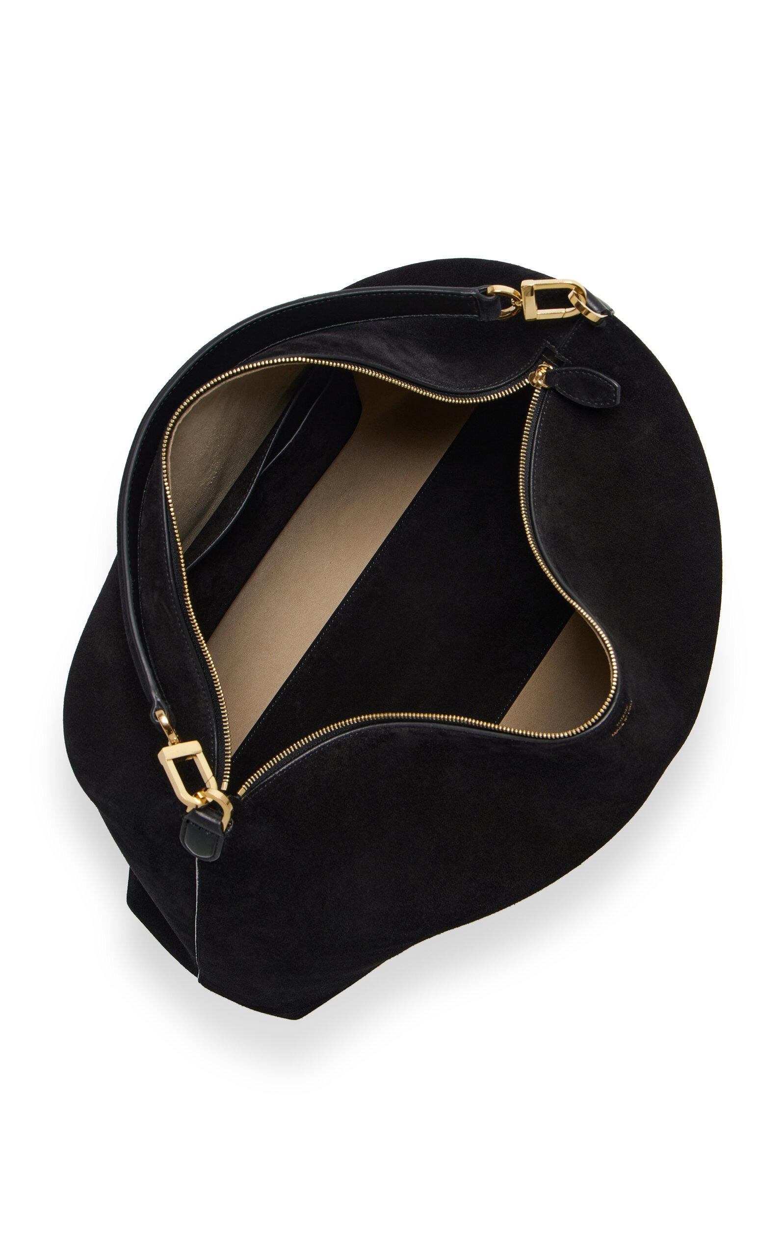 Suede Scoop Tote black - 5