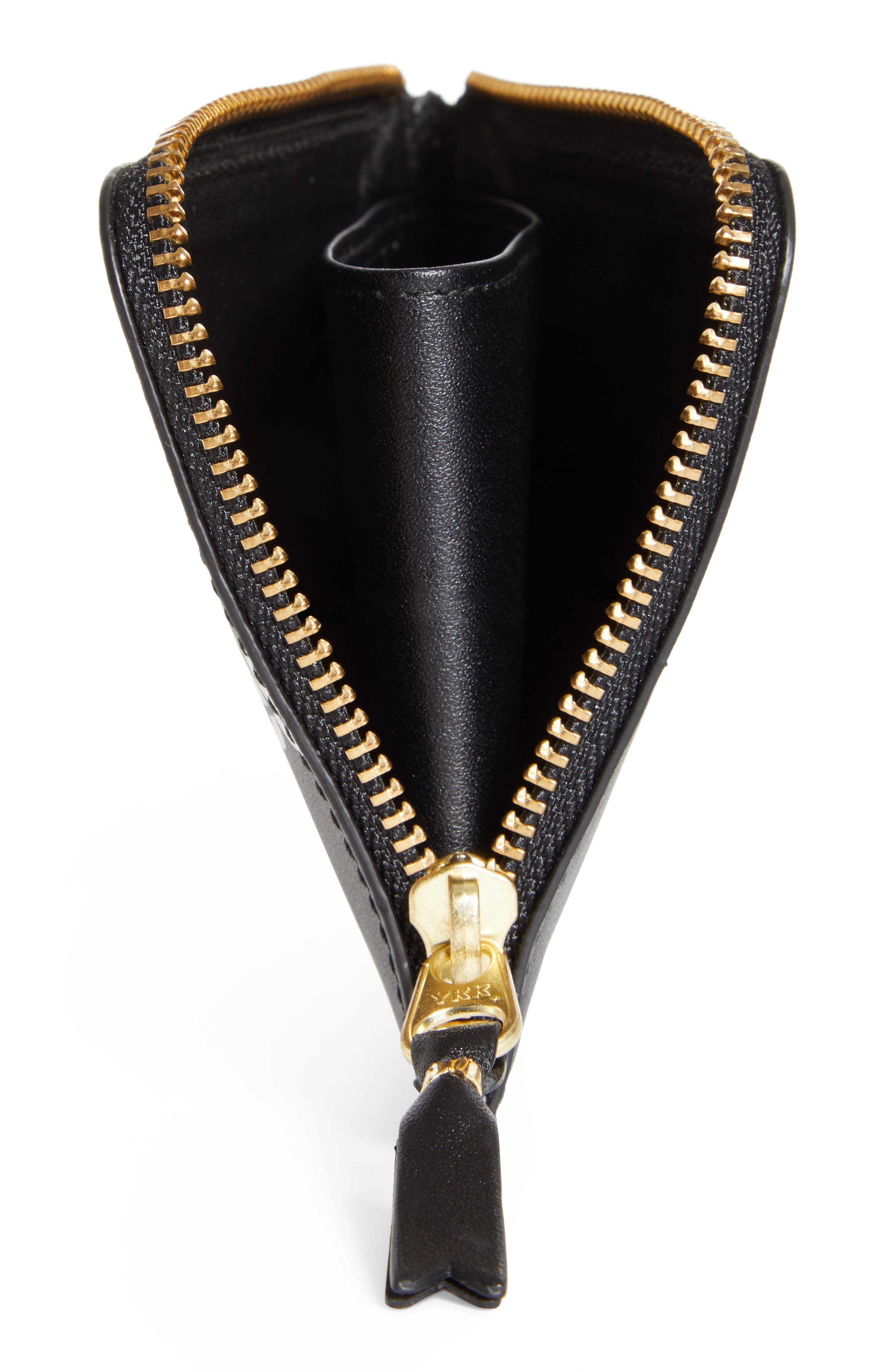 Comme des Garçons Wallets Huge Logo Half-Zip Wallet in Black at Nordstrom - 2