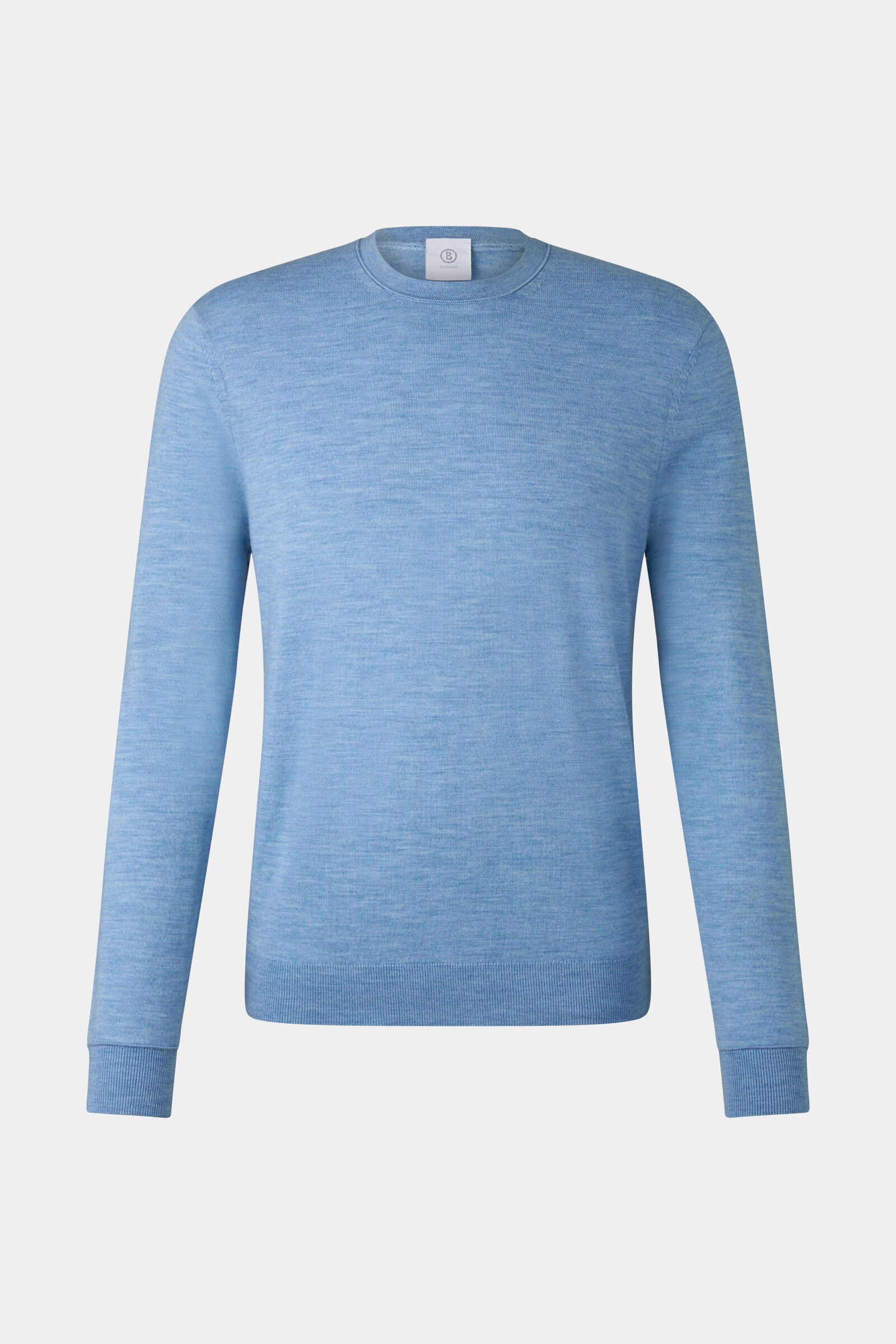 Virgin wool pullover Ole in Light blue - 1