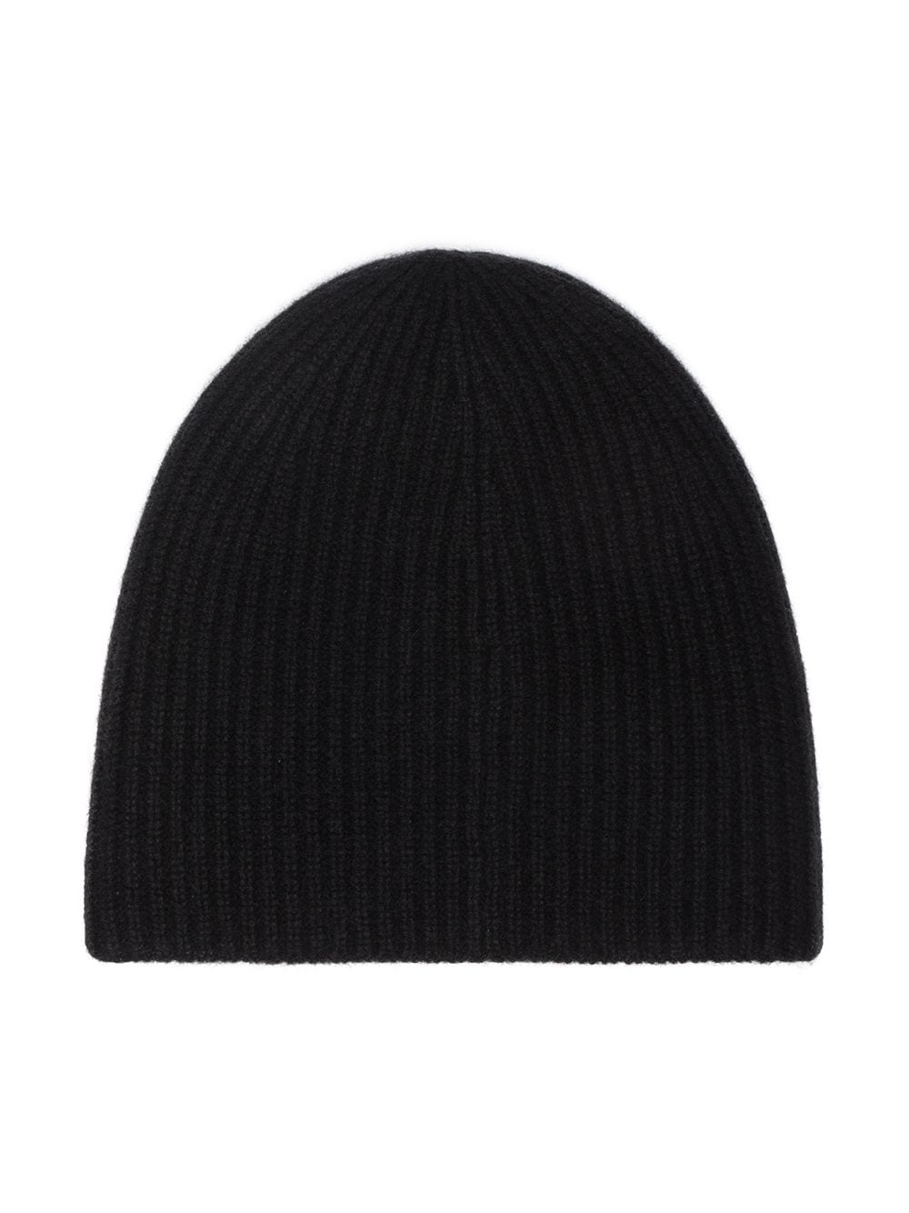 ribbed-knit cashmere beanie - 2