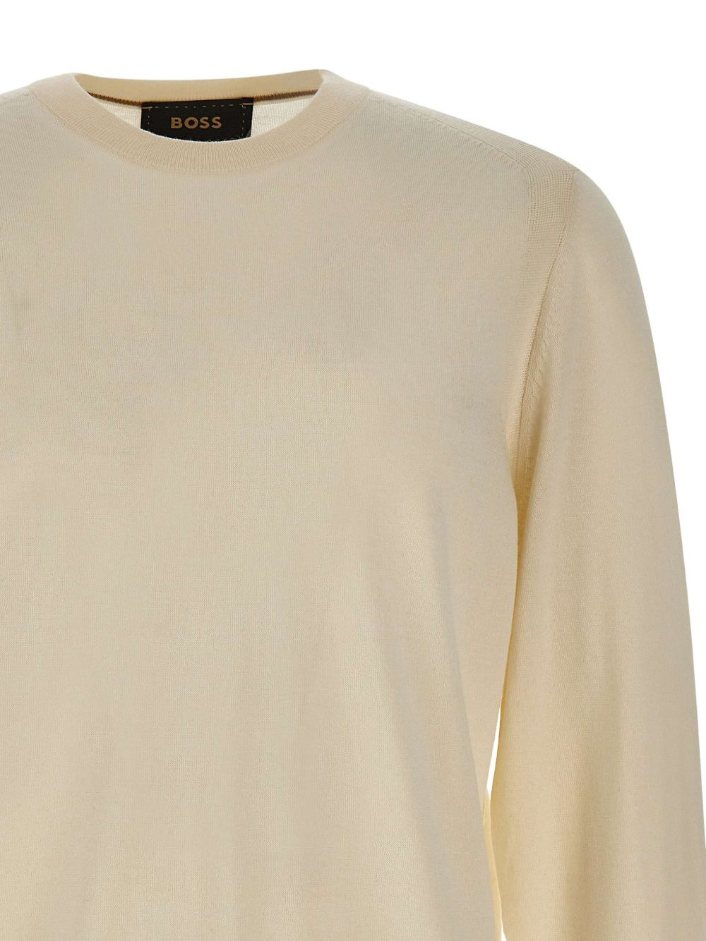 crew-neck ribbed-hem sweater - 4