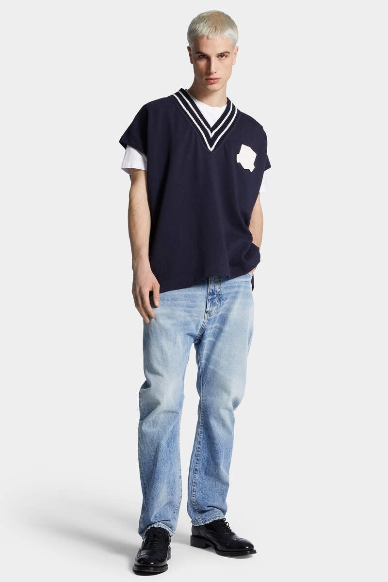 LIGHT DIAGONALE WASH LONDON BRO JEANS - 3