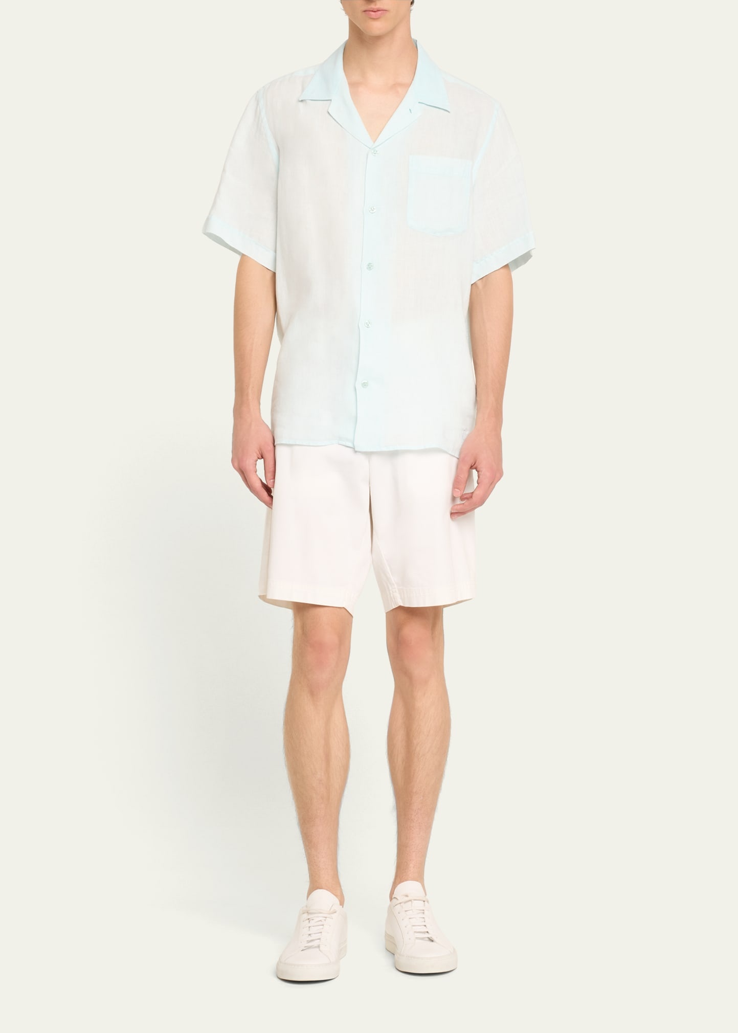 Men's Linen Pocket Camp Shirt - 2