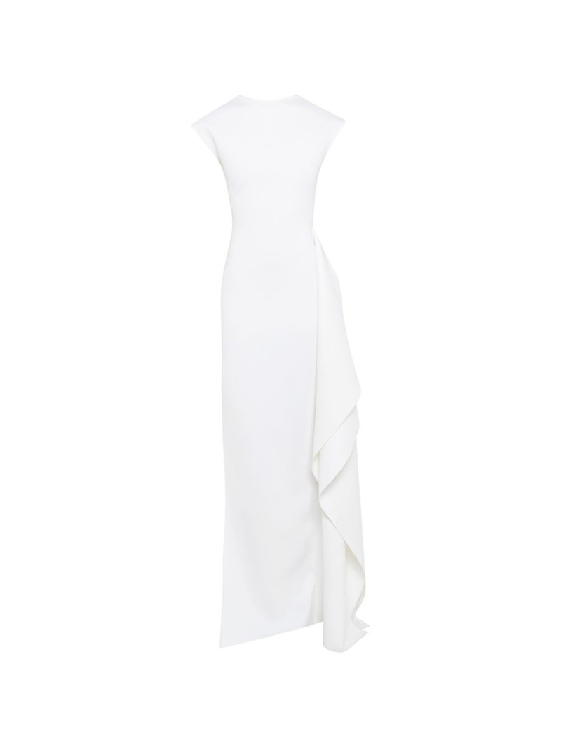 draped-detail maxi dress 1