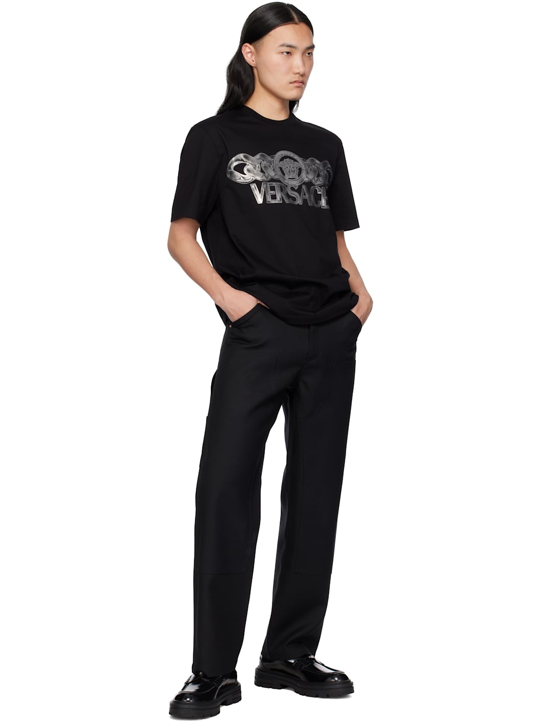 Black Adriano Loafers - 5