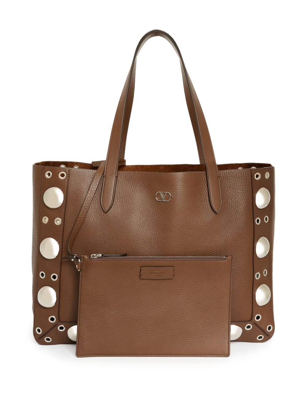 leather tote bag - 5