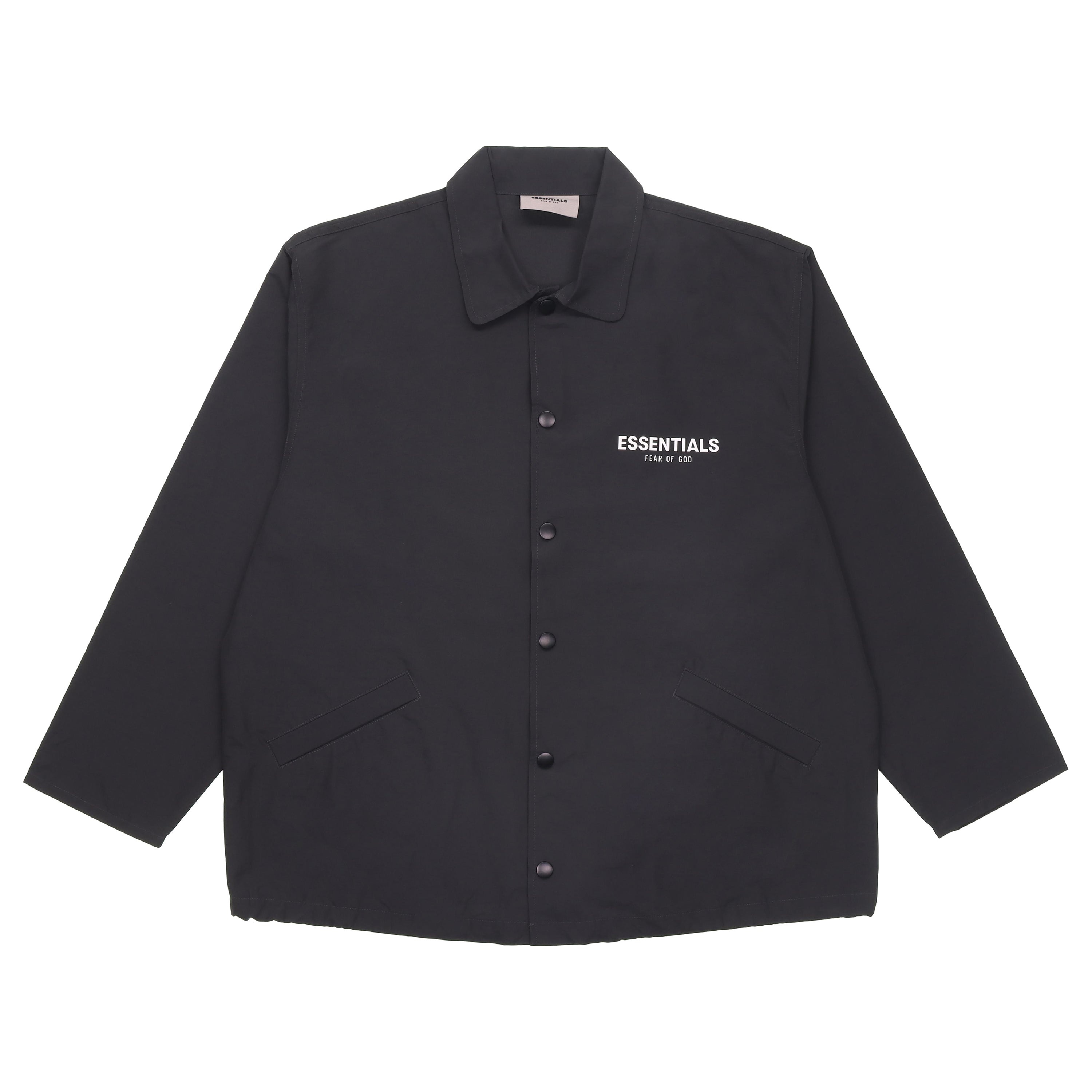 Fear of God Essentials SS21 Coach Jacket Black 0202250500021001 - 2