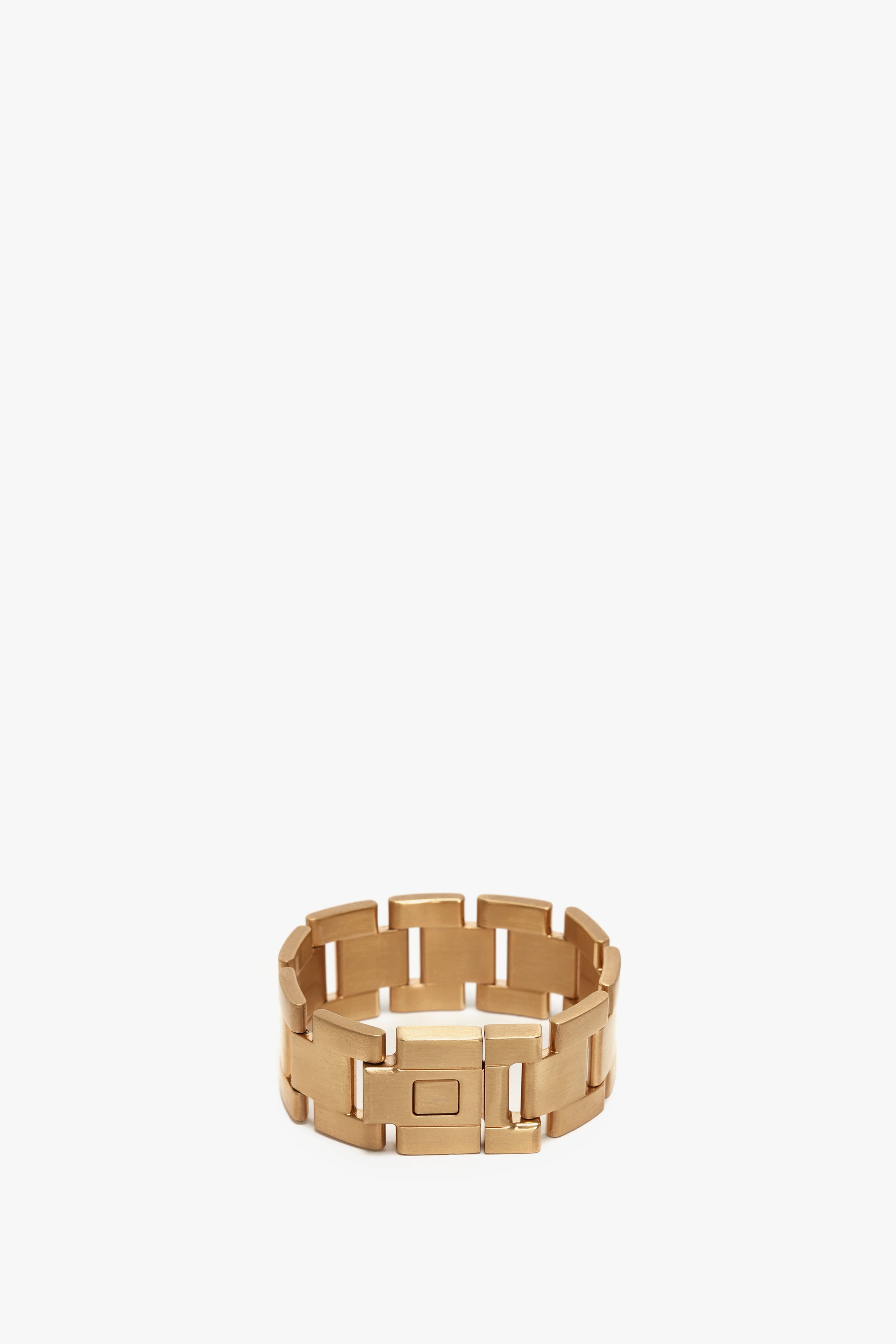Exclusive Jumbo Chain Bracelet in Brushed Gold - 2