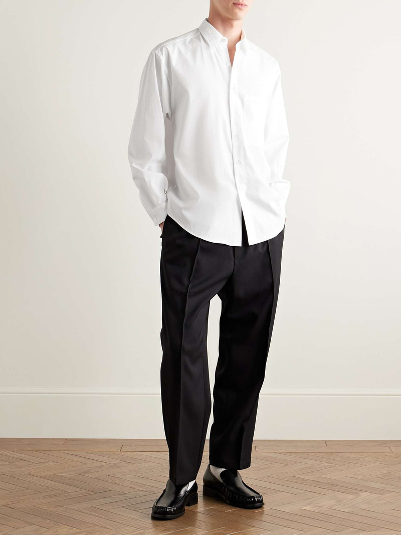 AURALEE Oversized Washed Cotton-Poplin Shirt outlook