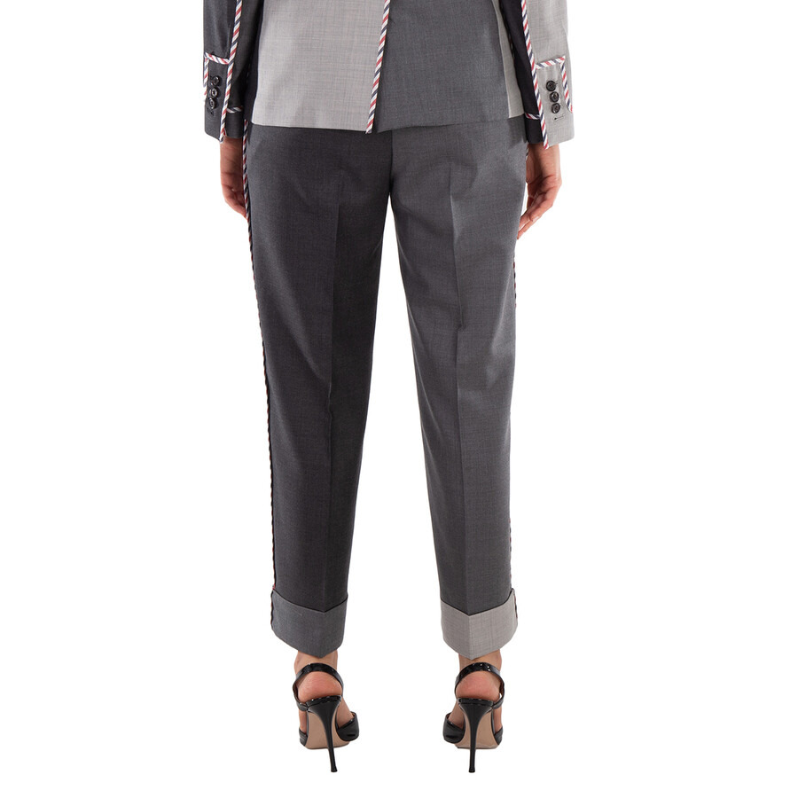 Thom Browne Two-Tone Straight Trousers - 5